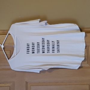 Days of the Week Weekend Lounge Shirt